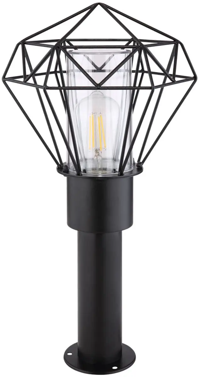 Globo Buitenlamp Vloerlamp Terraslamp - 22,5cm - Zwart - IP44