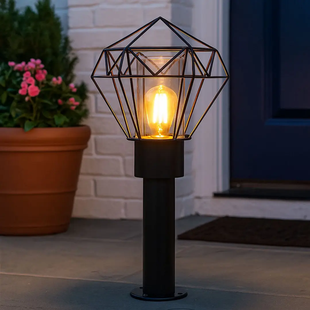 Globo Buitenlamp Vloerlamp Terraslamp - 22,5cm - Zwart - IP44