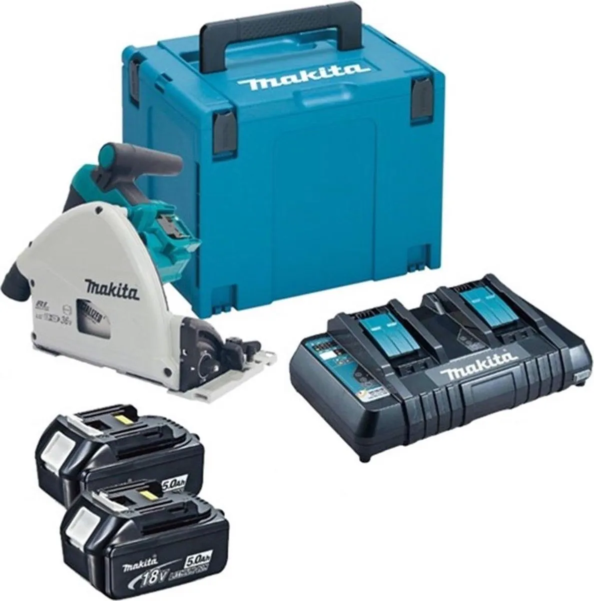 Makita DSP600PT2J Accu Invalzaag LXT