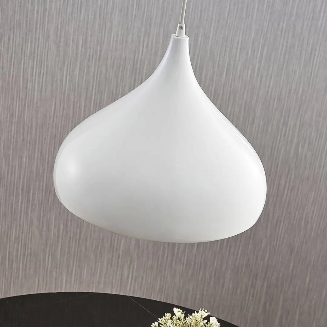 Lindby Hanglamp Aluminium E27 - 1 Lichtpunt - 60W - Wit