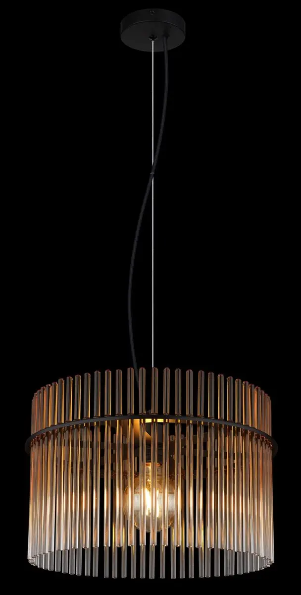 Globo GORLEY Hanglamp - Ø40cm - Amberkleurig Glas - afbeelding 6 van 6
