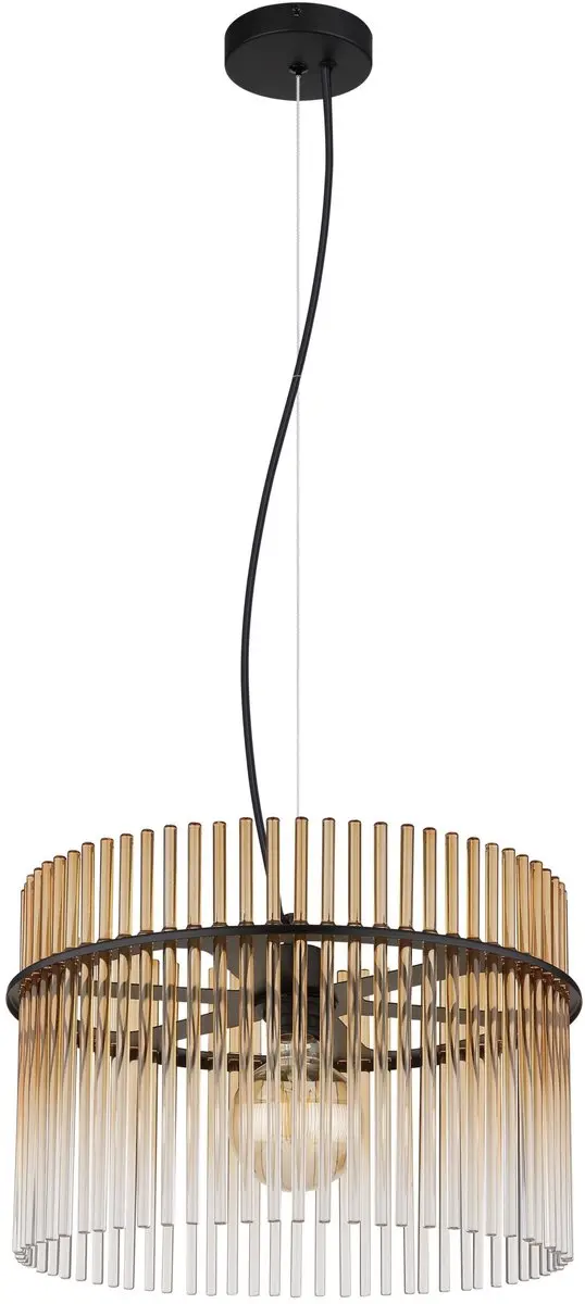 Globo GORLEY Hanglamp - Ø40cm - Amberkleurig Glas