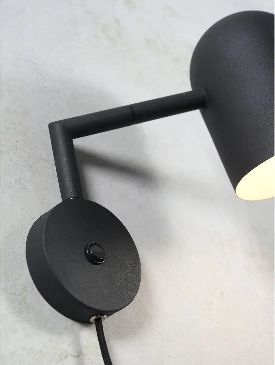 it's about RoMi Wandlamp Marseille - Zwart