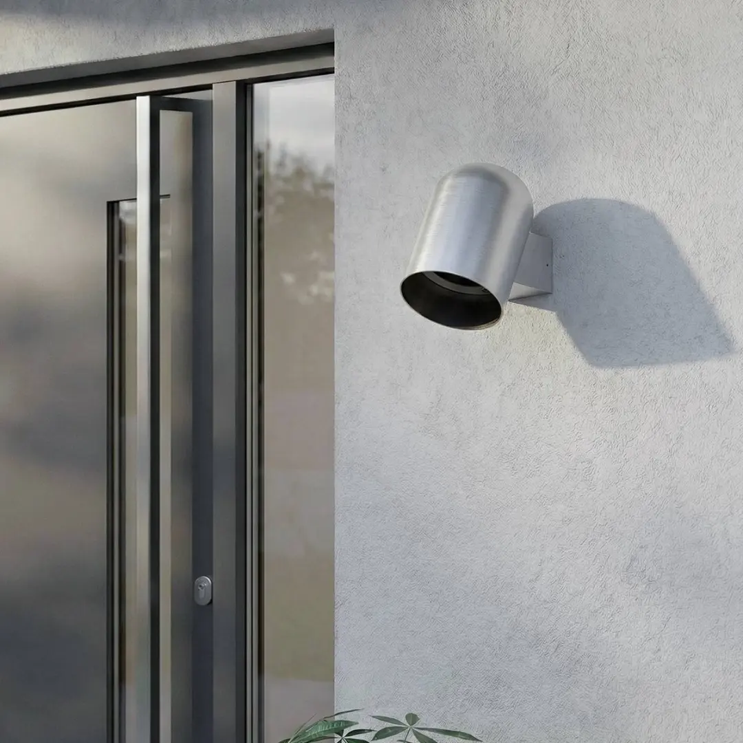 Lindby Wandlamp Buiten 1 Lichtpunt GU10 - Aluminium