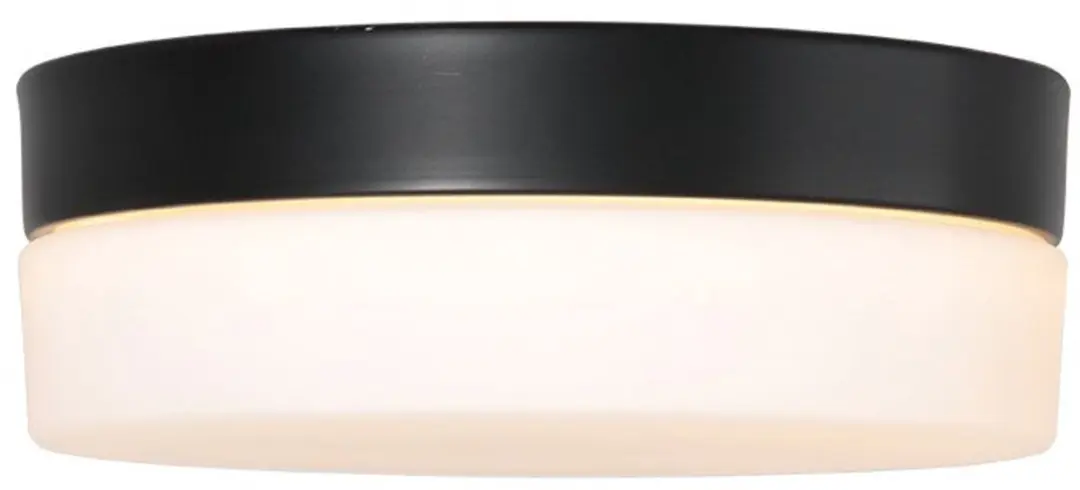 Steinhauer Plafondlamp Ikaro 1362ZW Ø18cm - Zwart/Wit