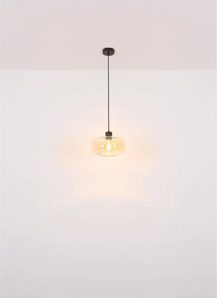 Globo Giuseppe Hanglamp - Ø28cm - Amberkleurig