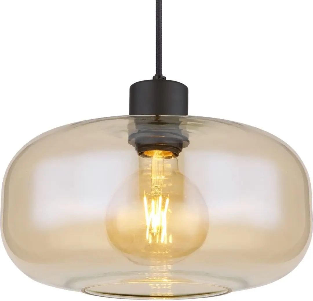 Globo Giuseppe Hanglamp - Ø28cm - Amberkleurig