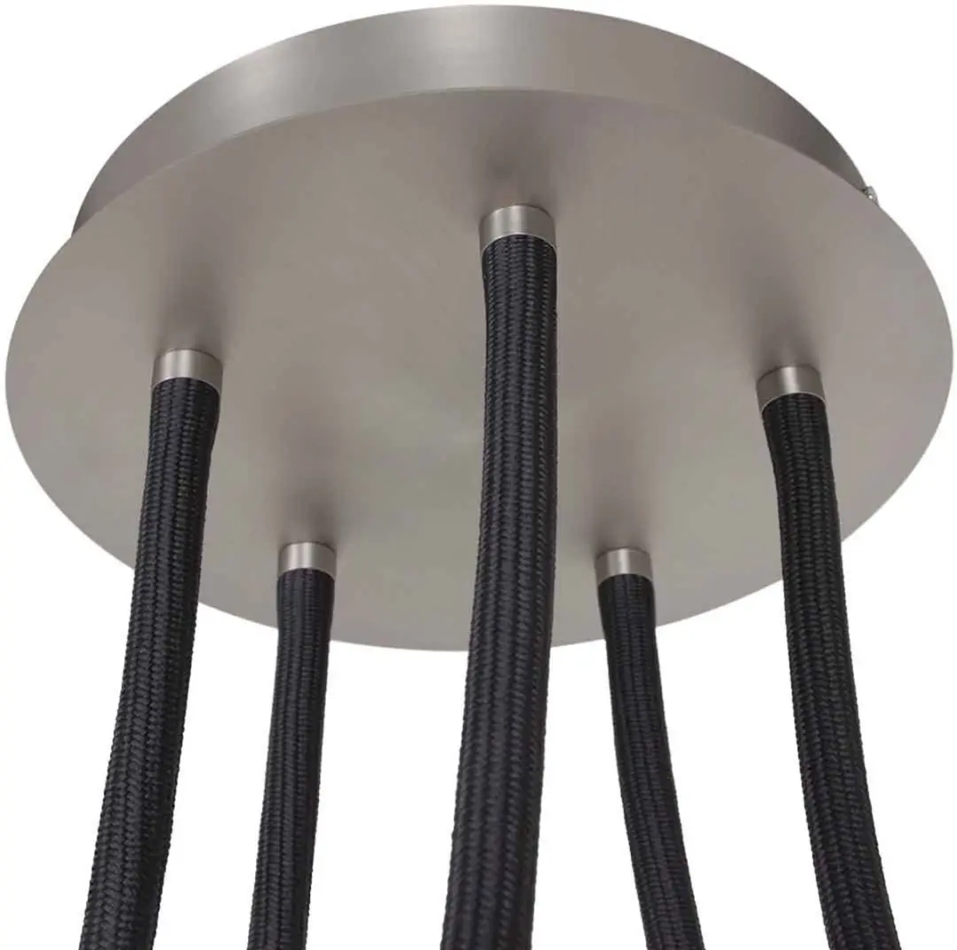 Steinhauer Turound 3375ST Plafondlamp - 5 Lichtpunten 91,5cm Zilver