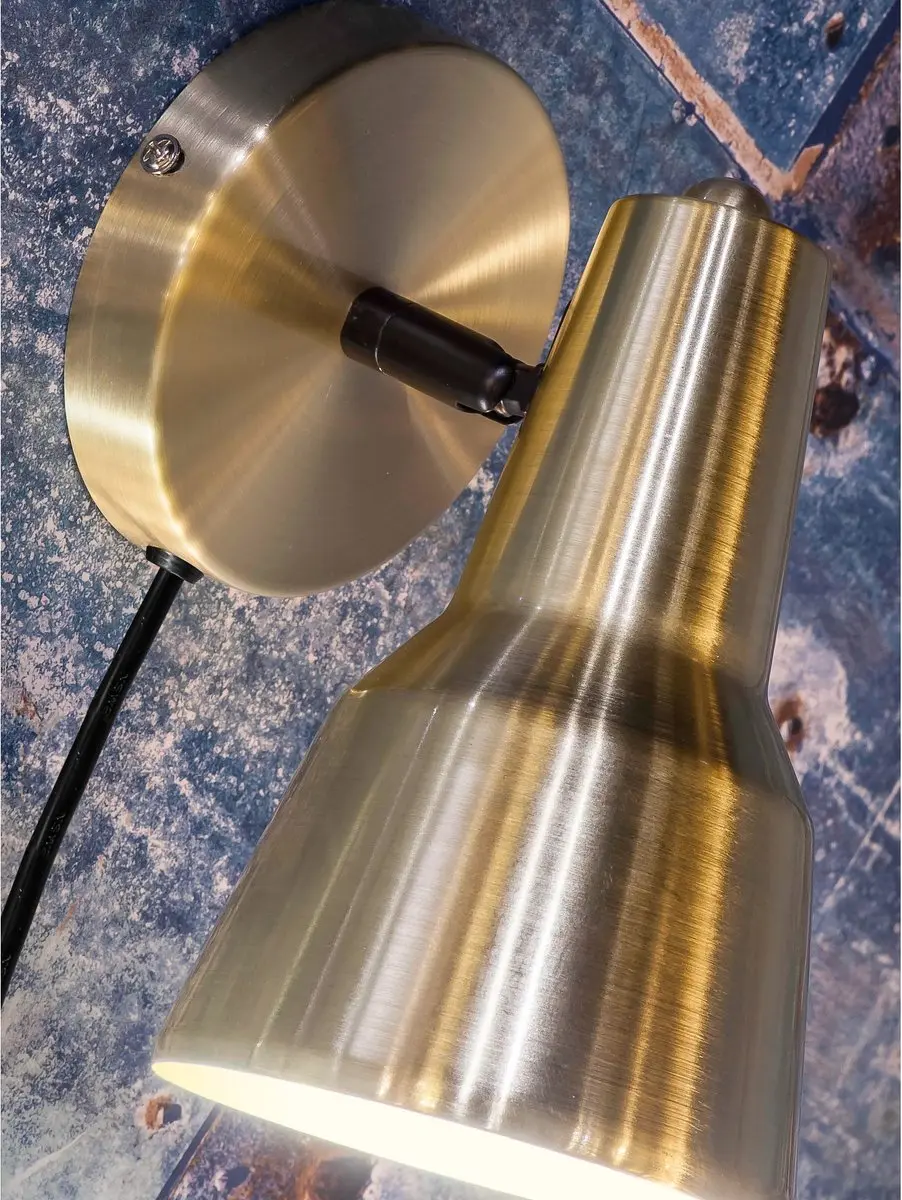 it's about RoMi Wandlamp Valencia Goud - 13x22x20cm