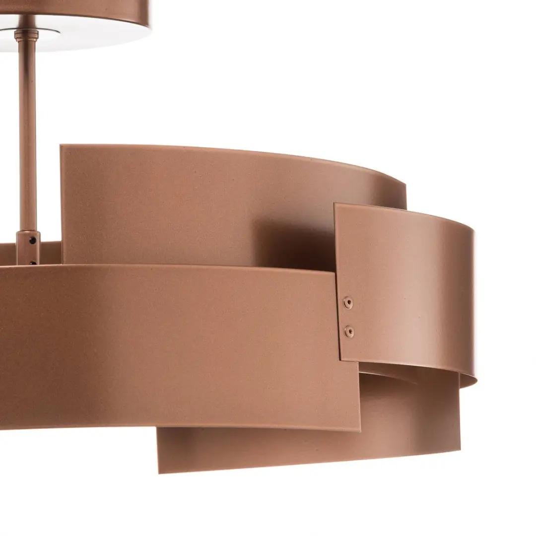 Euluna Plafondlamp 3-Lichts - Ø48cm - Koper - afbeelding 6 van 6