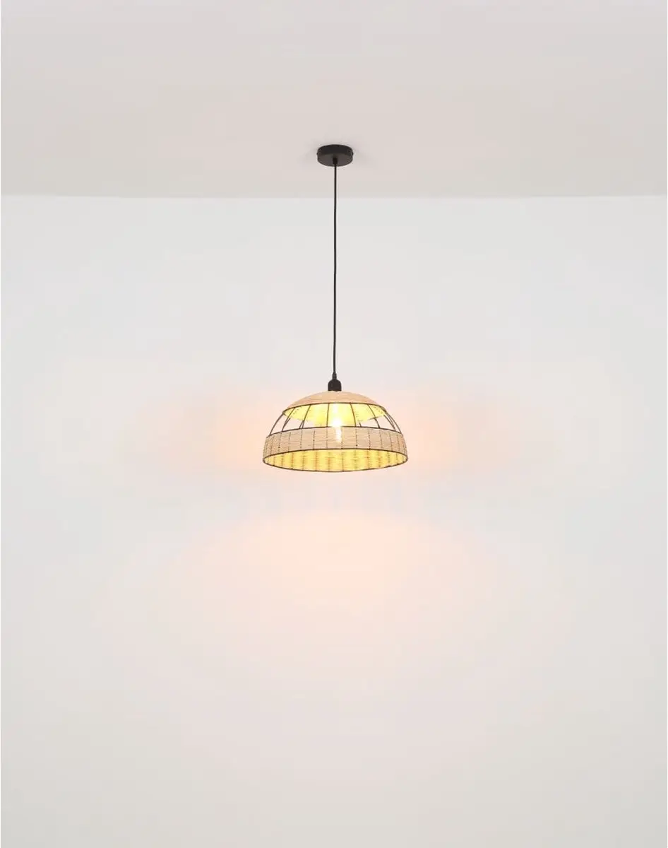 Globo Strahler Hanglamp - Ø40cm - Naturel - E27