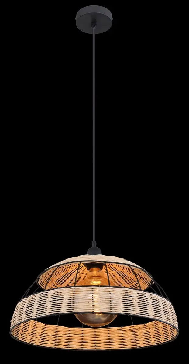 Globo Strahler Hanglamp - Ø40cm - Naturel - E27