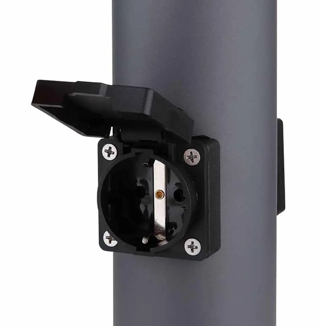 Globo Boston Vloerlamp - Antraciet - Ø13cm - E27