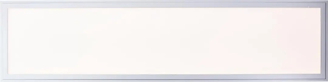 Brilliant Flat LED Plafondpaneel 100x25cm - 32W - Zilver - afbeelding 6 van 6