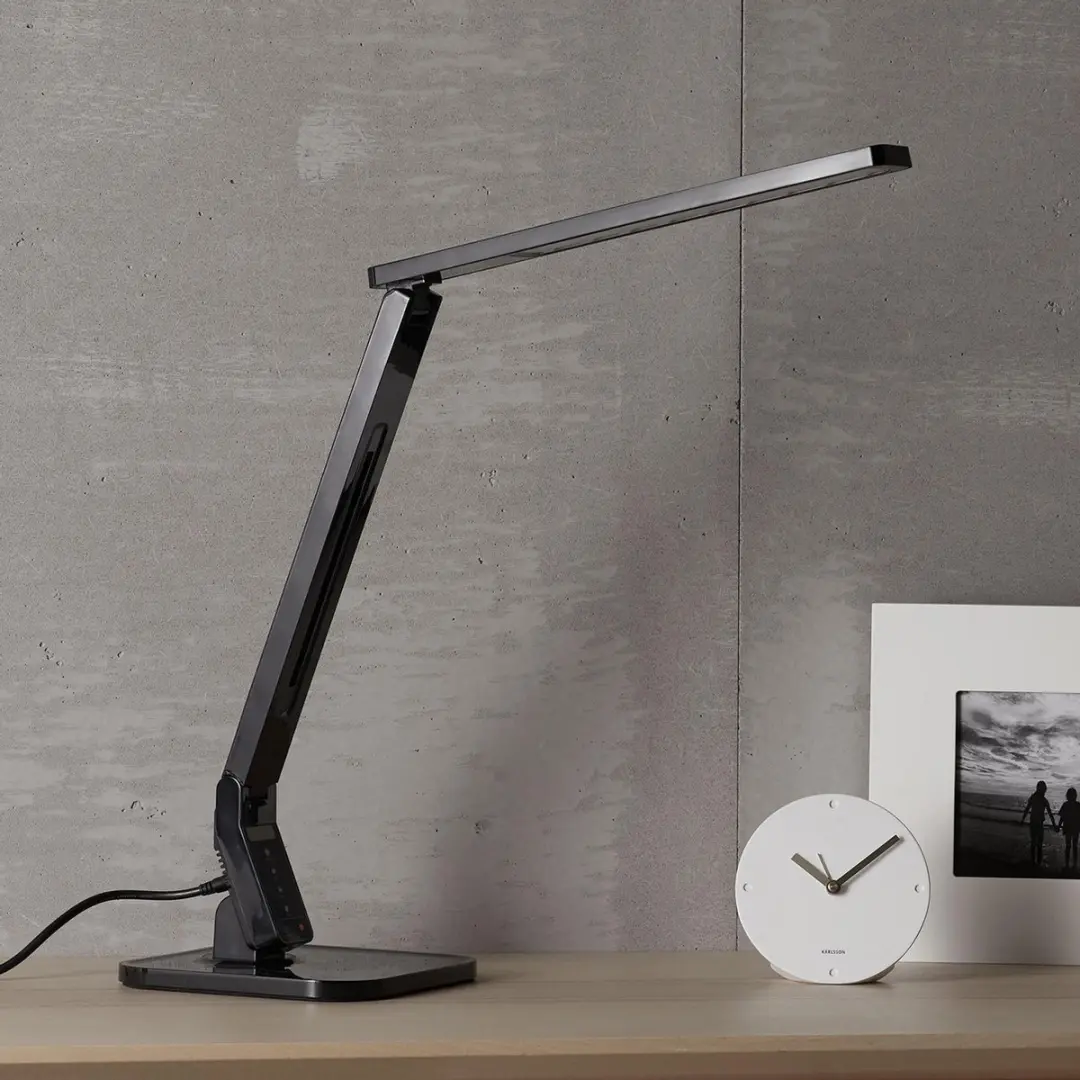 Lindby LED Bureaulamp Eleni+ - 8W Warm Wit - Zwart