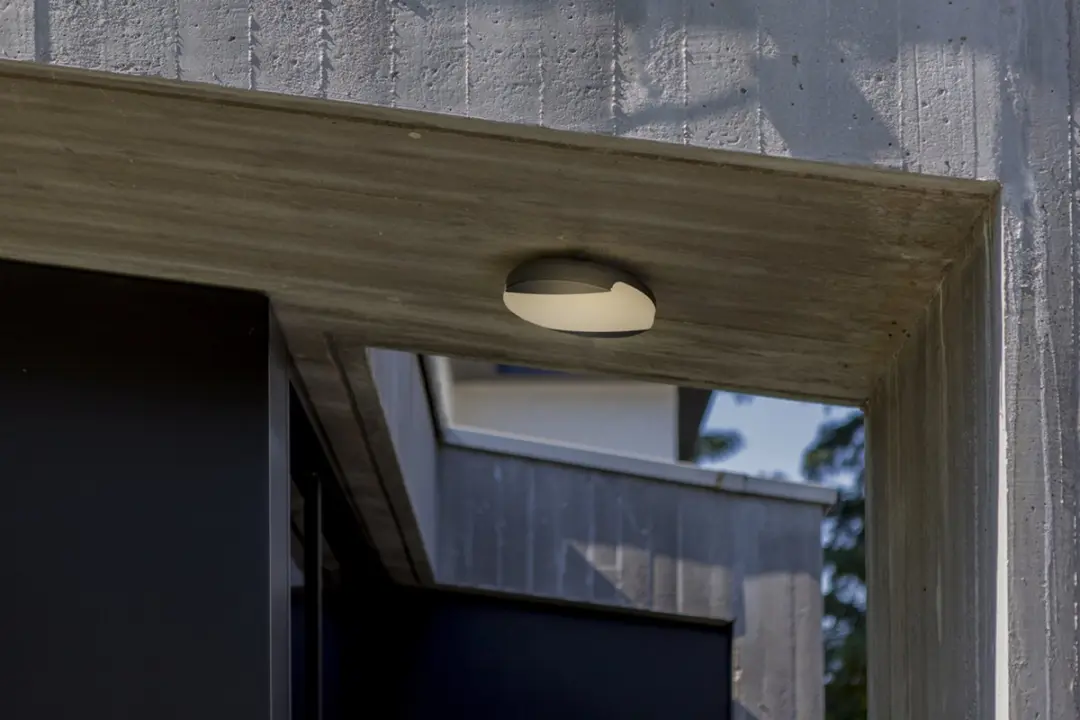 Lutec Sweep LED Wandlamp Buiten 23.5W - Donkergrijs