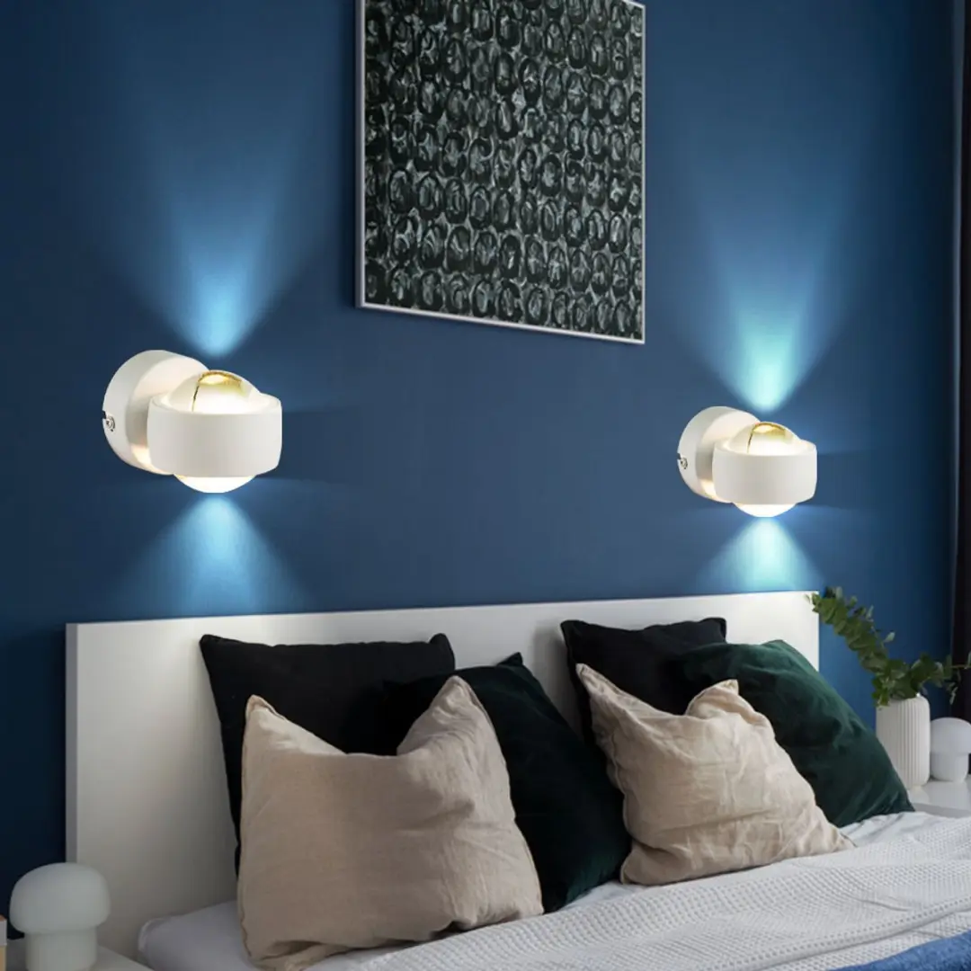 Globo Randi Wandlamp 2 Lichtpunten - Wit