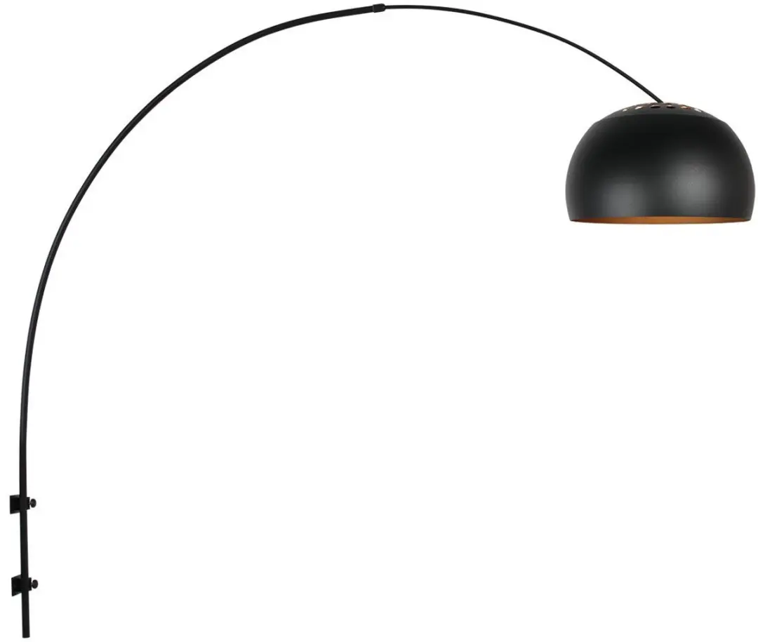 Steinhauer Wandlamp Globe Black 4909ZW - Ø40cm - Zwart/Goud