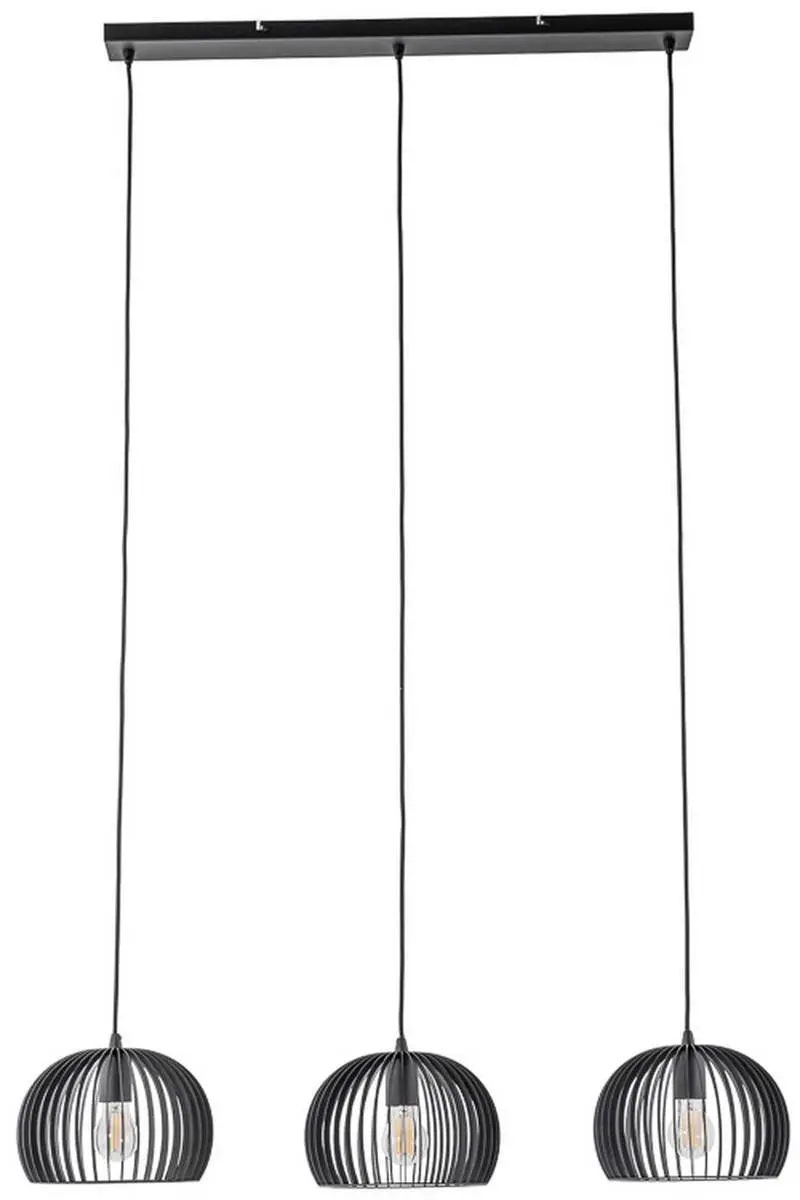 Lindby Hanglamp 3-lichts Metaal - Zwart