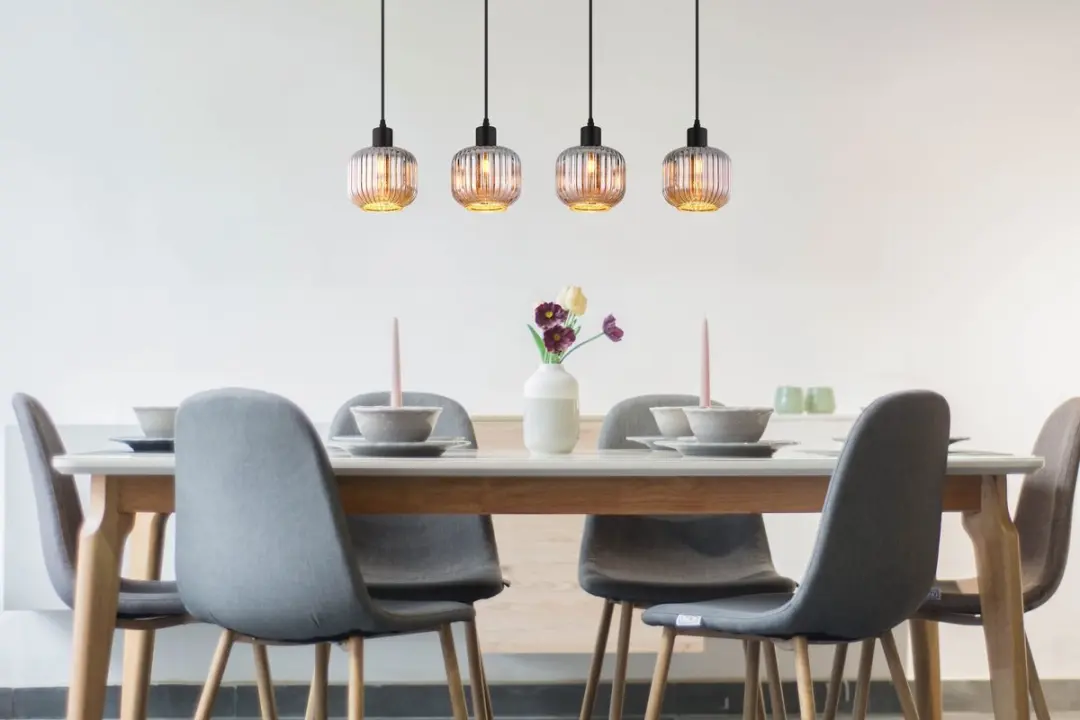 Globo TOM Hanglamp - 4x E14 - Zwart