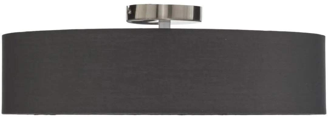 Lindby Plafondlamp 3-Lichts - Ø50cm - Grijs/Wit/Mat Nikkel