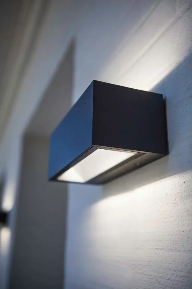 Lutec Gemini Wandlamp 2 Lichtpunten - Donkergrijs - 3000K