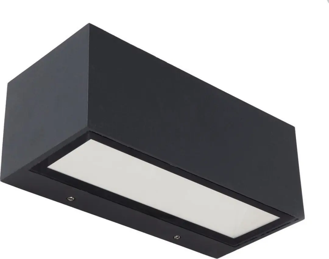 Lutec Gemini Wandlamp 2 Lichtpunten - Donkergrijs - 3000K