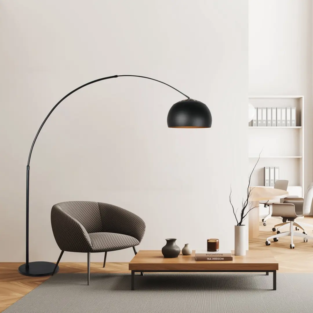 Steinhauer Globe Vloerlamp Black 4911ZW - Ø40cm