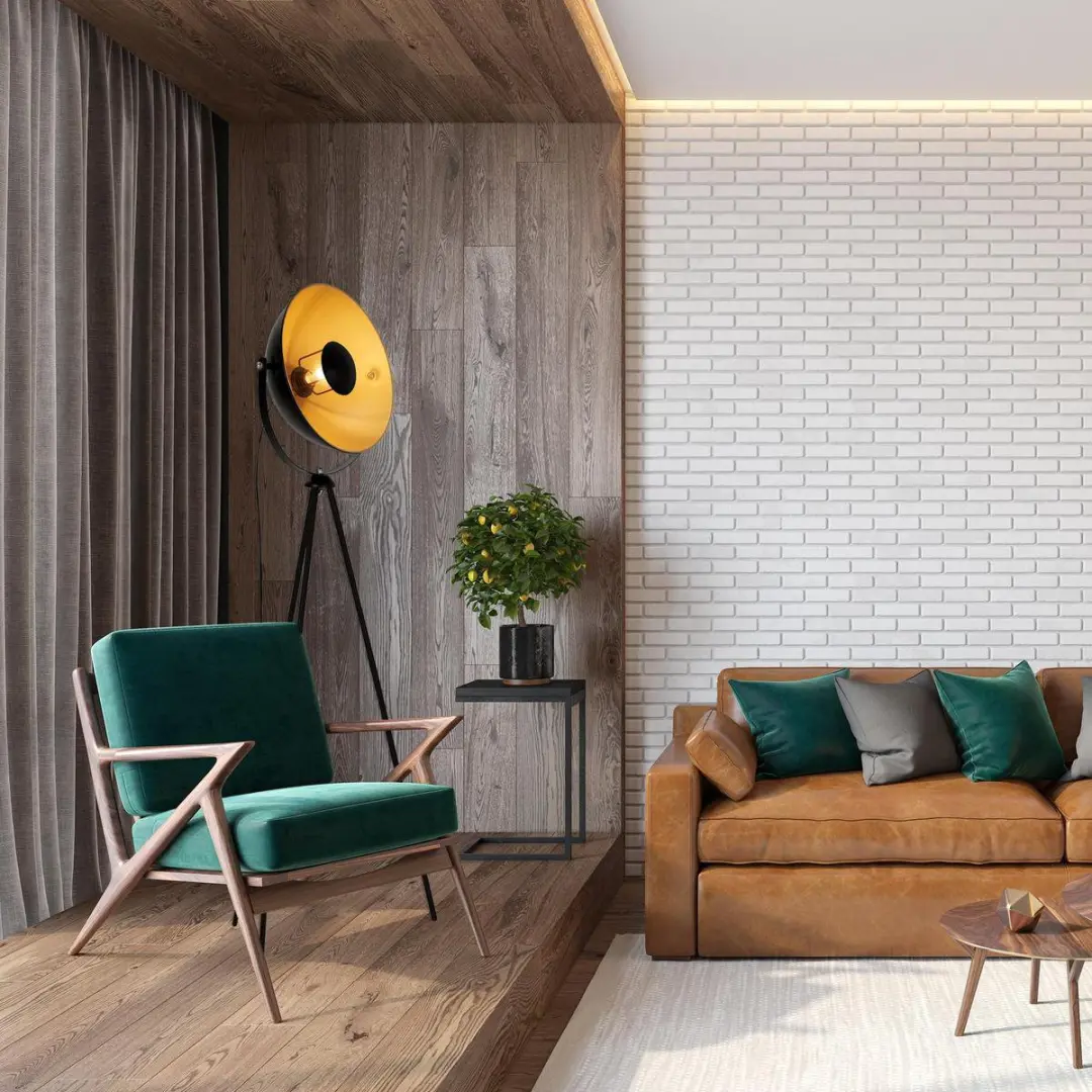 Briloner Sand Vloerlamp - Zwart-Goud 148cm