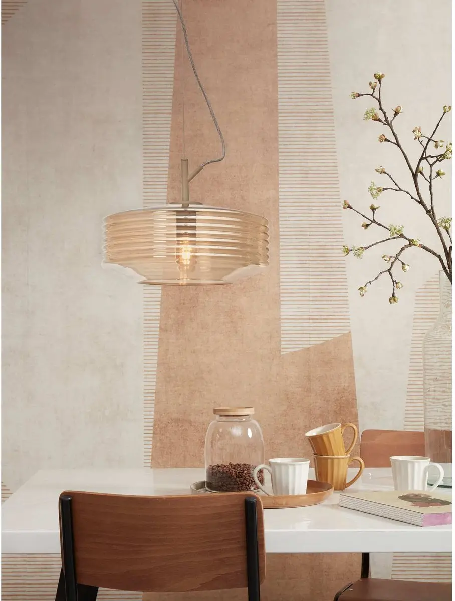 it's about RoMi Verona Hanglamp - Ø35cm - Bruin