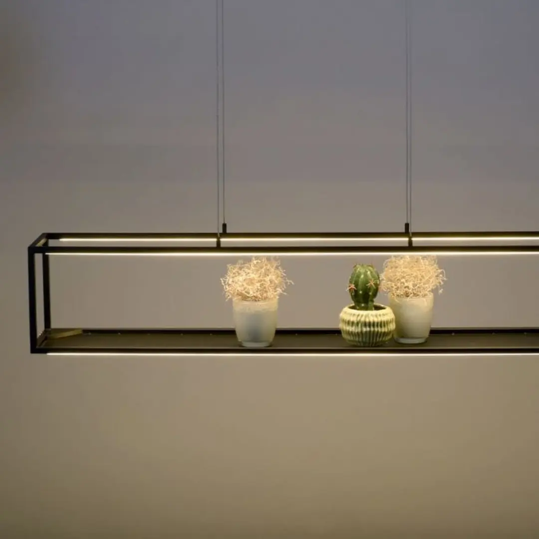 Paul Neuhaus Conni Hanglamp 105cm - Zwart - 4 Lichtpunten