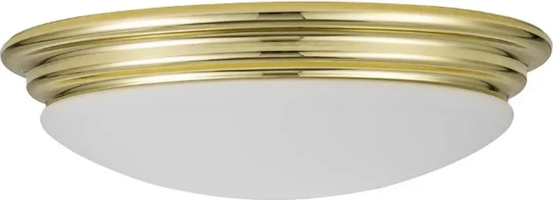 Elstead Brompton LED Badkamerarmatuur 5.7W - 600lm - IP44 - Mat Glas - Polished Brass