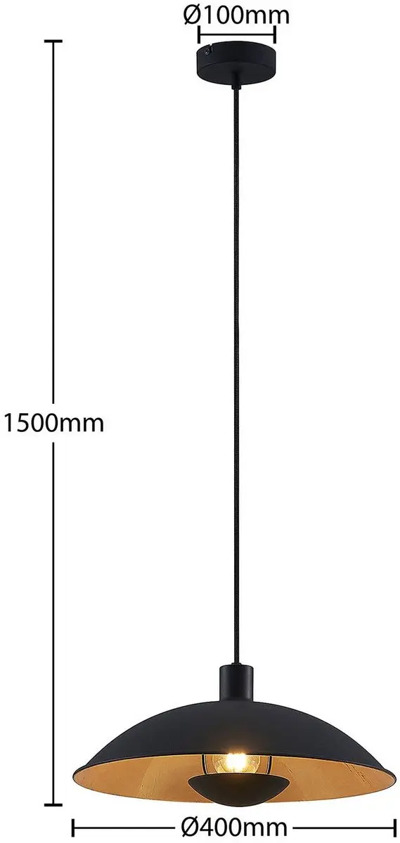 Lindby Hanglamp 1 Licht E27
