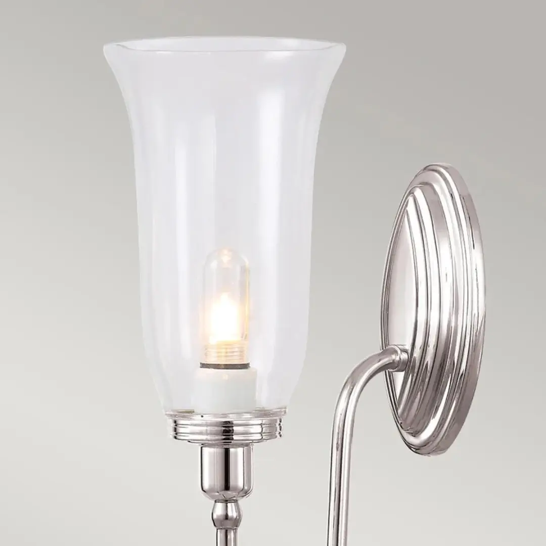 Elstead LED Badkamerarmatuur Blake 3W - 300Lm - IP44 - Polished Nickel