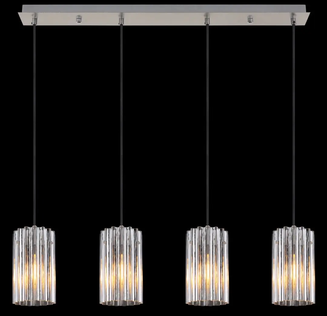 Globo Cayden Hanglamp - 4 Lichtpunten - Staal