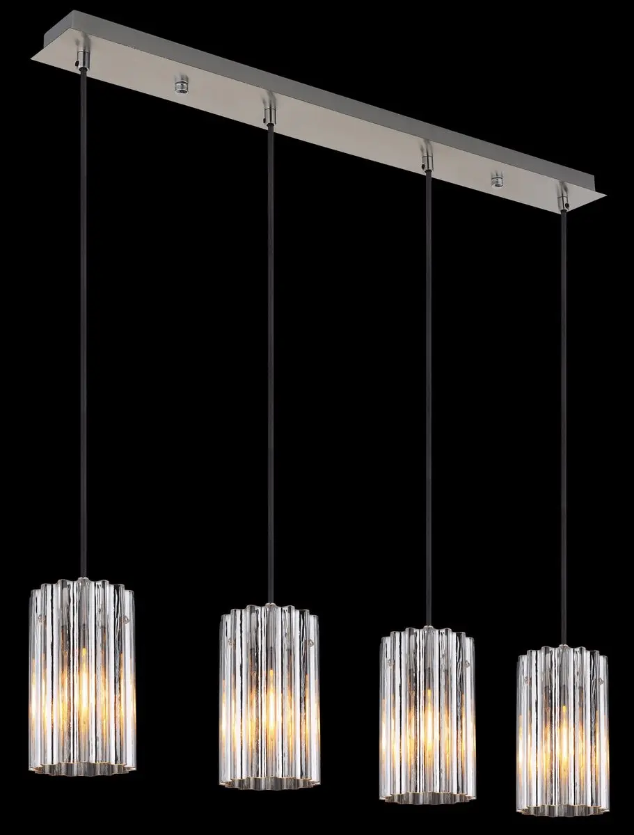 Globo Cayden Hanglamp - 4 Lichtpunten - Staal
