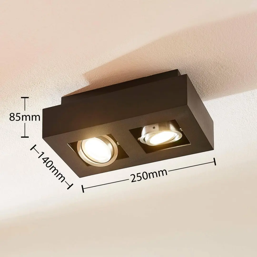 ARCCHIO Buitenspot 2-lichts GU10 - Zwart