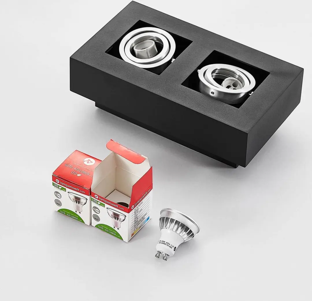 ARCCHIO Buitenspot 2-lichts GU10 - Zwart