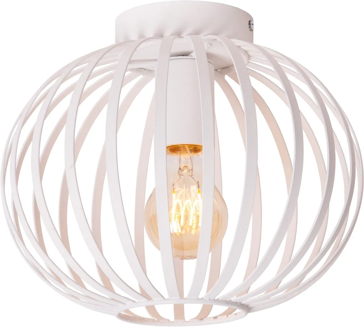 Lucide Manuela Plafondlamp Ø25cm - 1xE27 - Wit