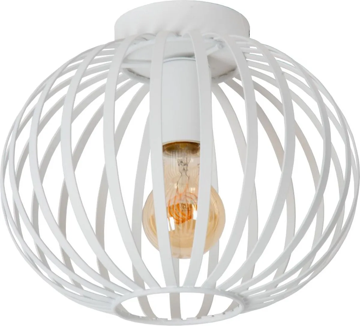 Lucide Manuela Plafondlamp Ø25cm - 1xE27 - Wit