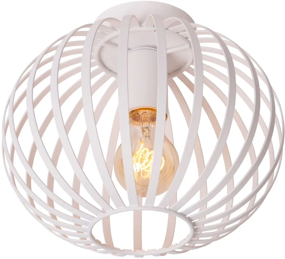 Lucide Manuela Plafondlamp Ø25cm - 1xE27 - Wit