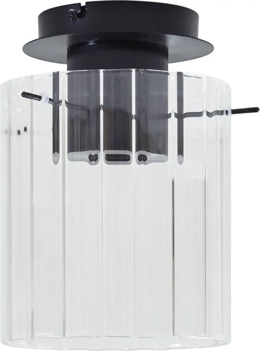 Lucande Plafondlamp Glas Metaal 1 Licht E27