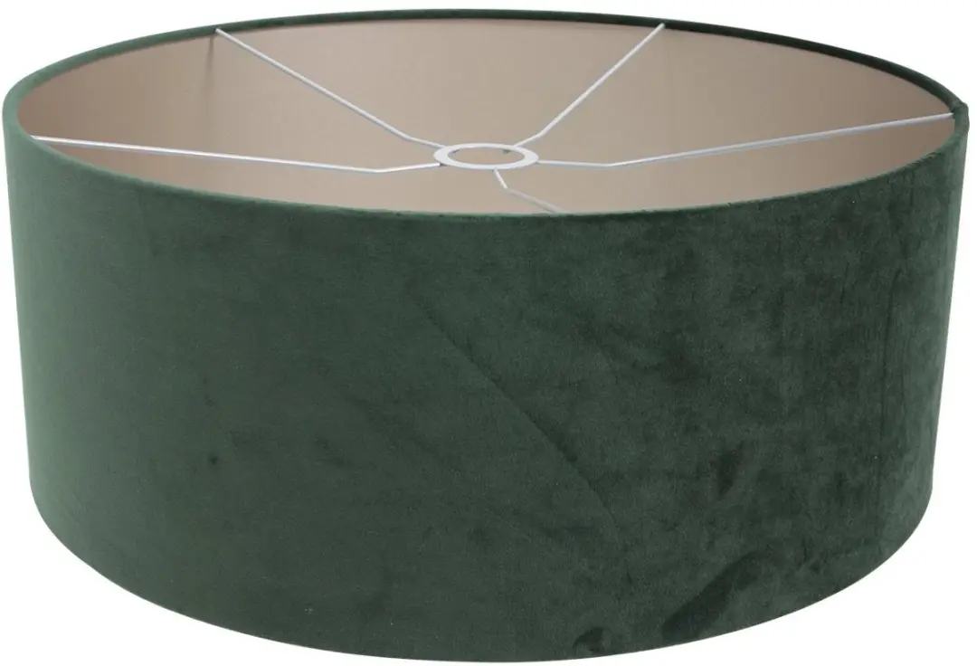 Steinhauer Sparkled Light 8124ST Vloerlamp - Staalkleurig - Groen Kap - 40W