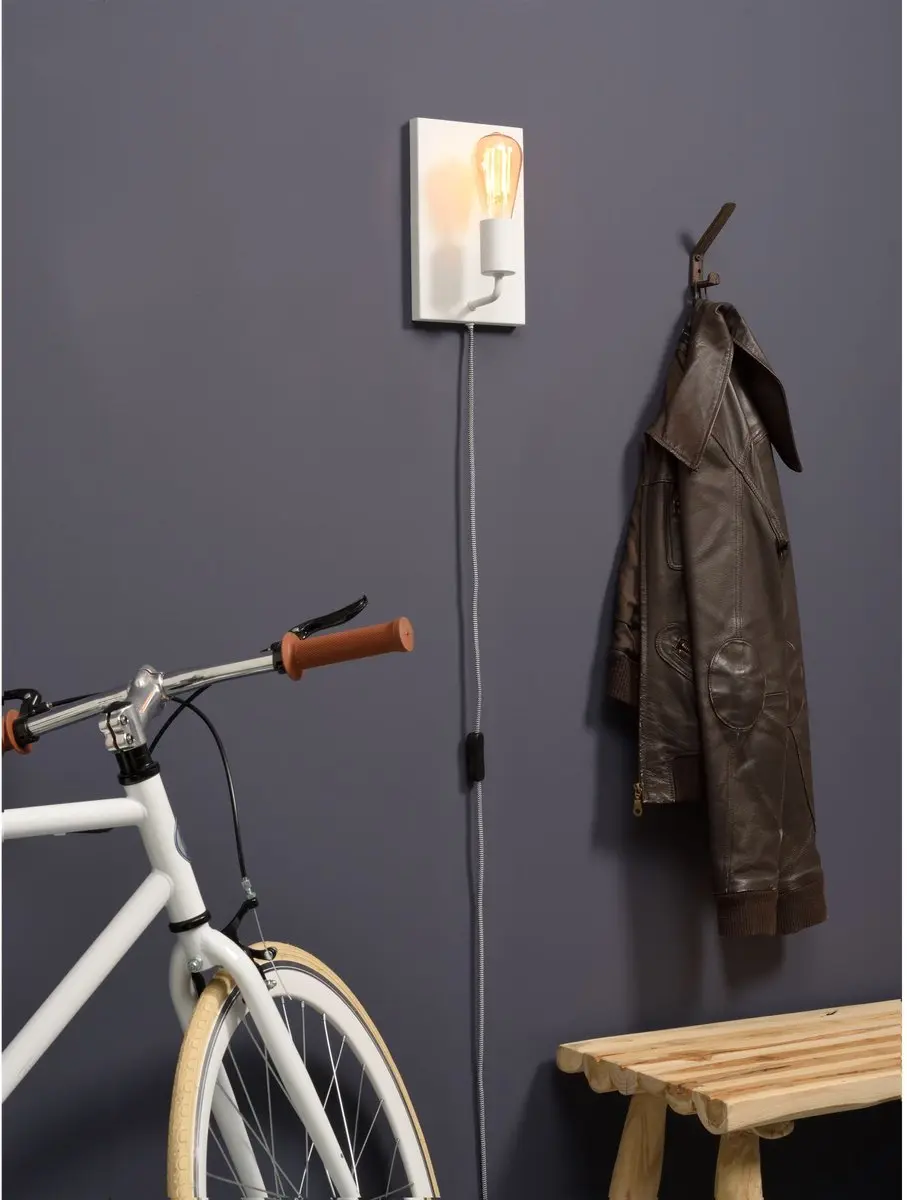 it's about RoMi Wandlamp Madrid - Wit - afbeelding 6 van 6