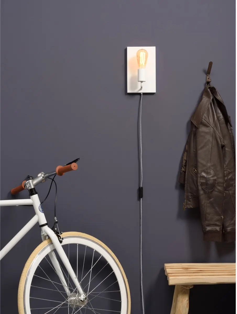 it's about RoMi Wandlamp Madrid - Wit