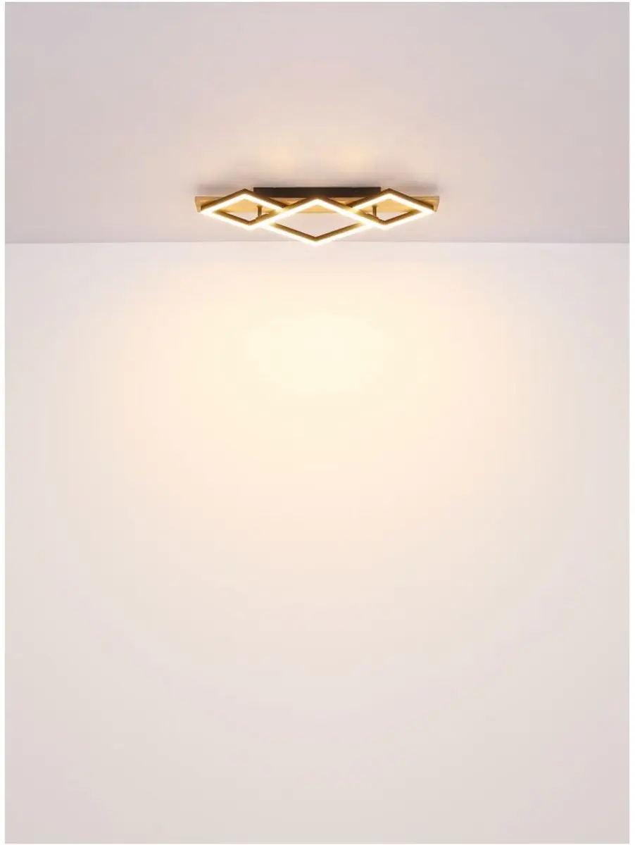Globo Beatrix Plafondlamp 12W - Zwart