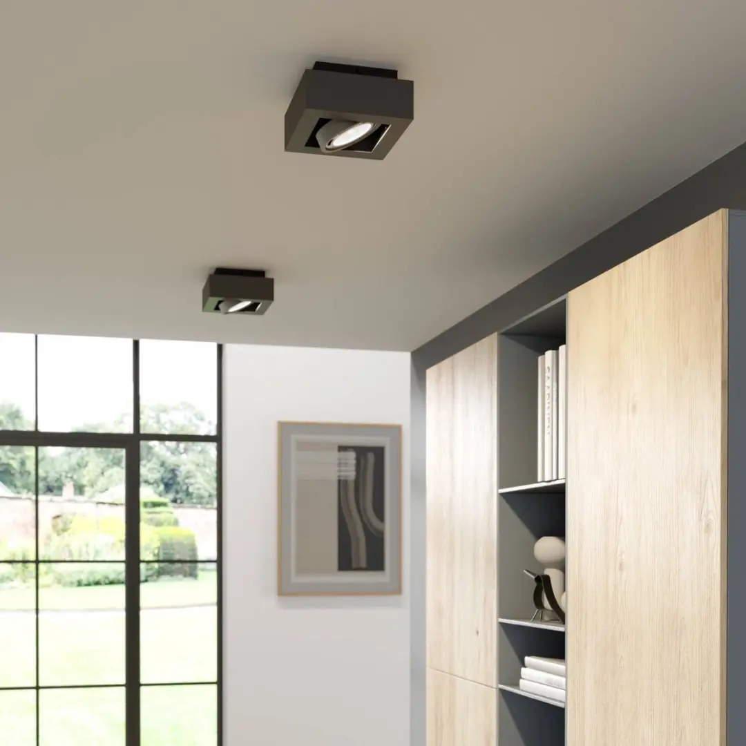 ARCCHIO Plafondlamp 1 Licht GU10 Donkergrijs