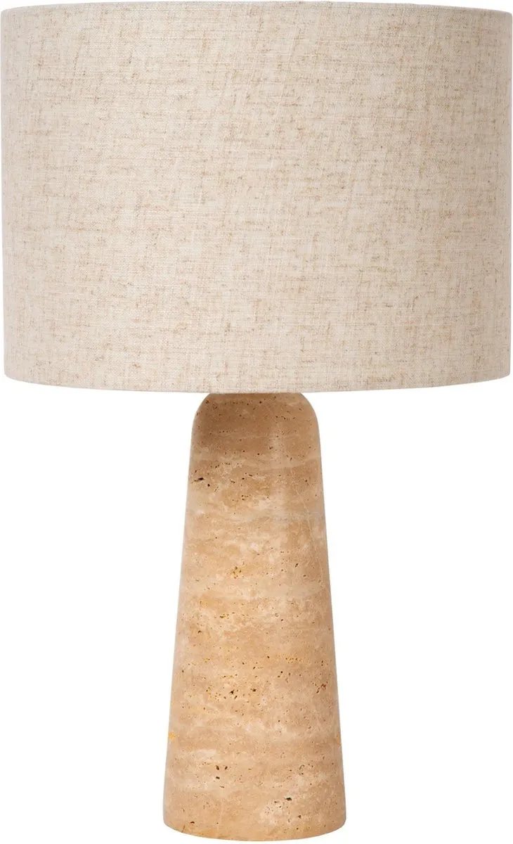 Lucide NIMUE Tafellamp Ø30cm - 1xE27 - Taupe
