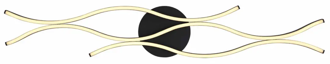 Globo Geronimo Plafondlamp 18cm - Zwart