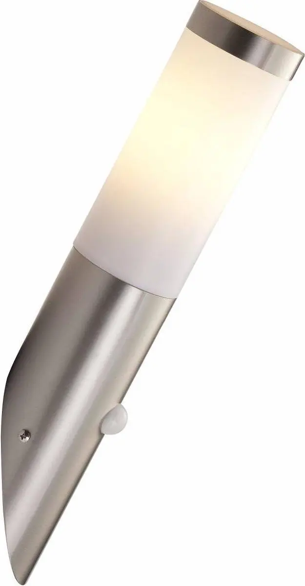 Brilliant Chorus Buitenlamp Sensor IP44 - E27 40W - Chroom/Wit